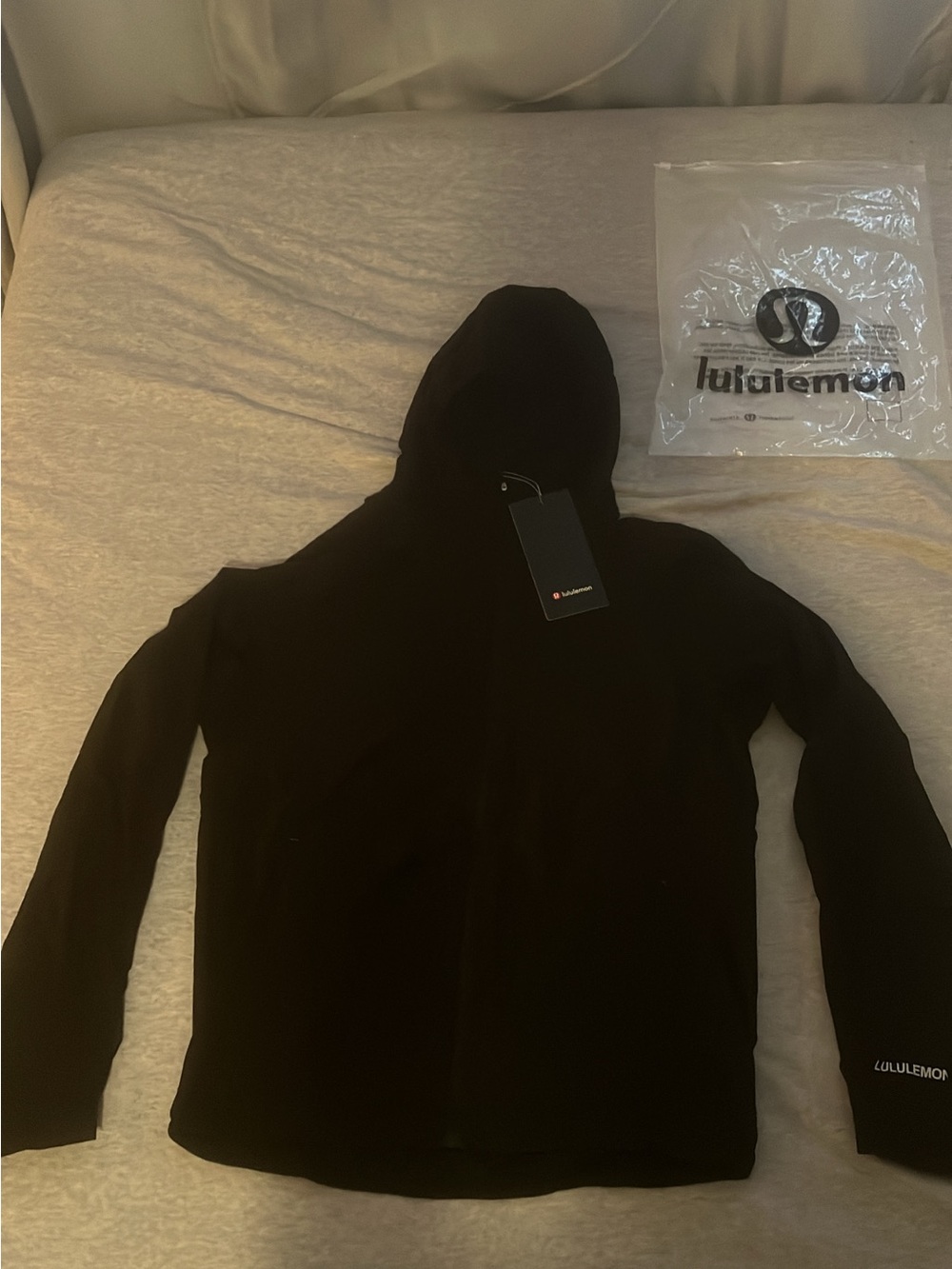 lululemon athletica Black Hooded Performance Jacket